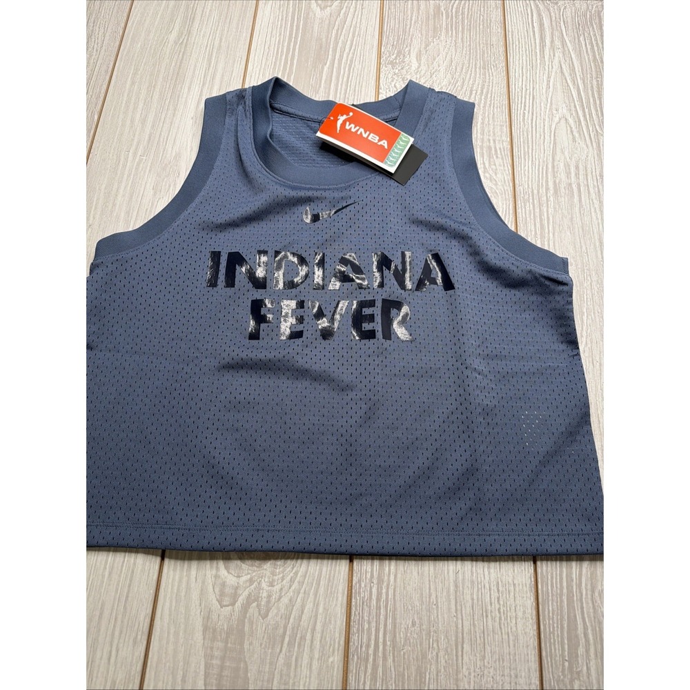 New Nike Womens Indiana Fever Crop Top Shirt Size Medium